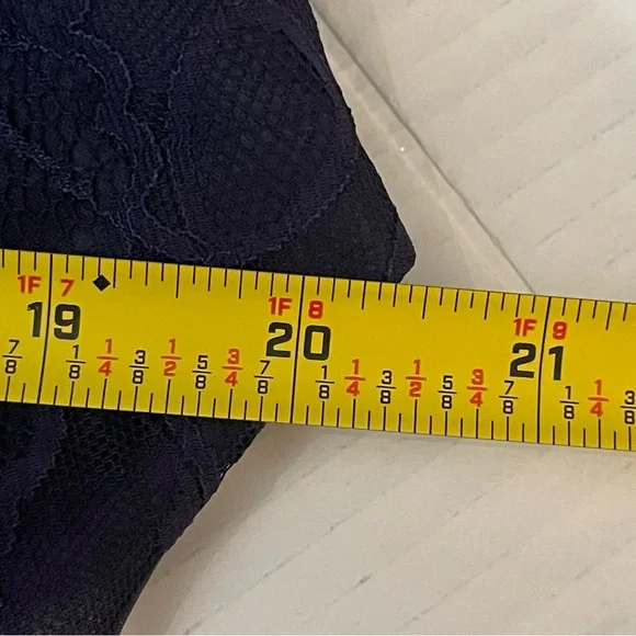 Hayley Paige Navy Maxi Dress Size 14 - Picture 10 of 13